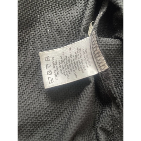 Vintage Nautica Competition Softshell Black Full Zip Windbreaker Jacket VTG - Picture 8 of 10